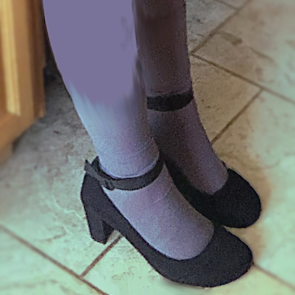 Torrid black velvet round toe ankle strap pumps size 12